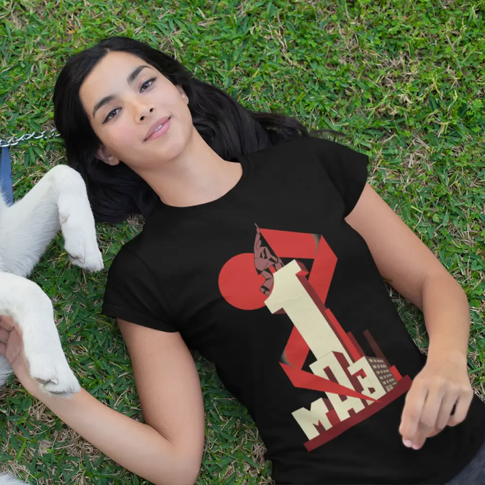 1. maj “1. maj” visual printed on a t-shirt Vizual “1. maj” na majici